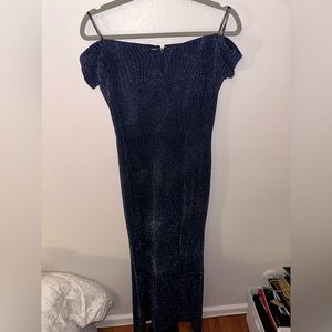 Vince Camuto Off the Shoulder Sequin Dress